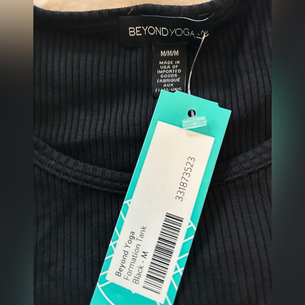 NWT ❤️BEYOND YOGA, ELEVATED ACTIVEWEAR❤️ Formation Black Tank Top - Picture 8 of 16